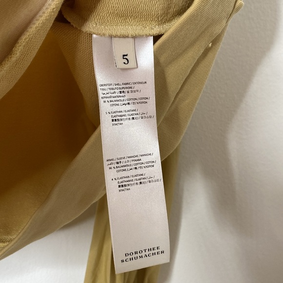 DOROTHEE SCHMACHER OMBRE COLOR BLOCK PUFF SLEEVE TOP, size 5 (XL) - Picture 7 of 10